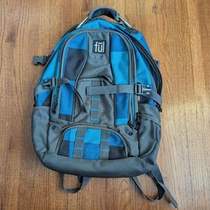 FUL | Cosmo Laptop Backpack | Blue/Gray